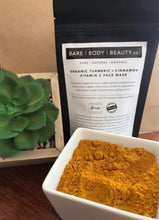 Load image into Gallery viewer, Organic Turmeric +
Cinnamon Vitamin C
Face Mask