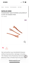 Load image into Gallery viewer, NATALIE ANNE
POWERGRIP SECTIONING & BLOWOUT
CLIPS IN POWER PINK
