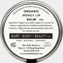 Load image into Gallery viewer, Organic Honey Lip Balm
