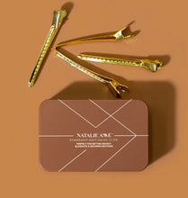 Load image into Gallery viewer, NATALIE ANNE
CREASELESS BLOWOUT CLIPS IN GOLD 15PK
