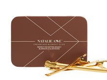Load image into Gallery viewer, NATALIE ANNE
CREASELESS BLOWOUT CLIPS IN GOLD 15PK
