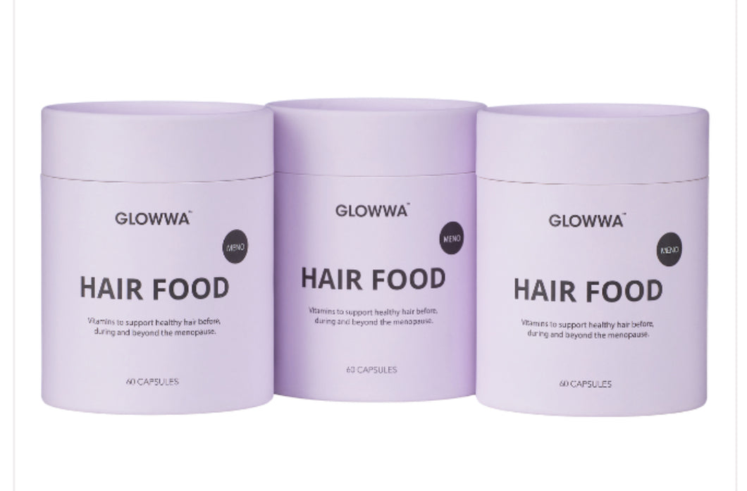 GLOWWA HAIR FOOD™ MENO THREE-MONTH SUPPLY