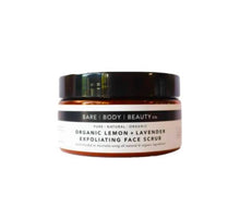Load image into Gallery viewer, Organic Lemon, Lavender + Honey Exfoliating Face Scrub
