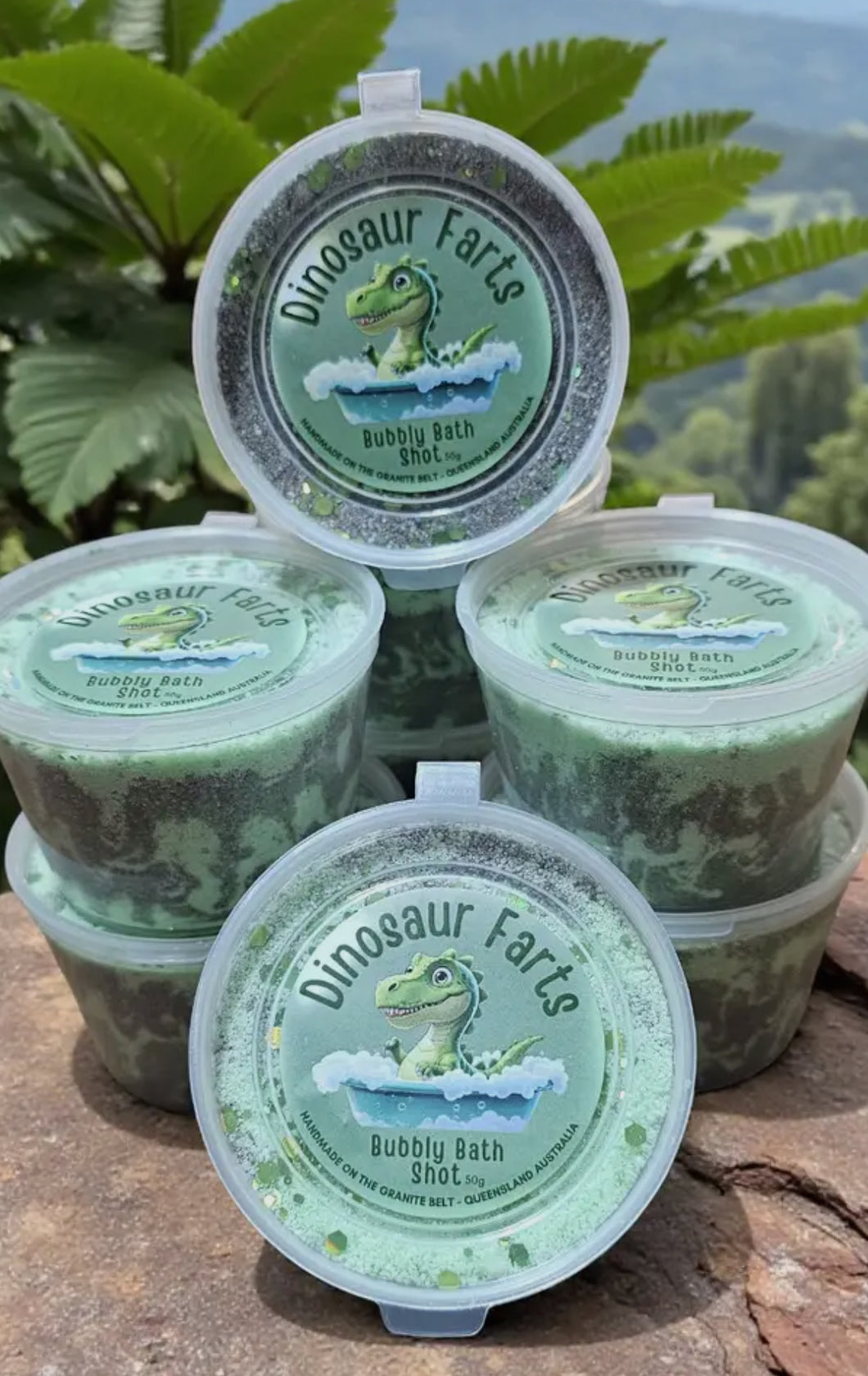 Dinosaur Farts Bath Dust - Enriched with Cocoa Butter