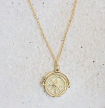 Load image into Gallery viewer, Sun Soul - Golden Compass
Necklace
