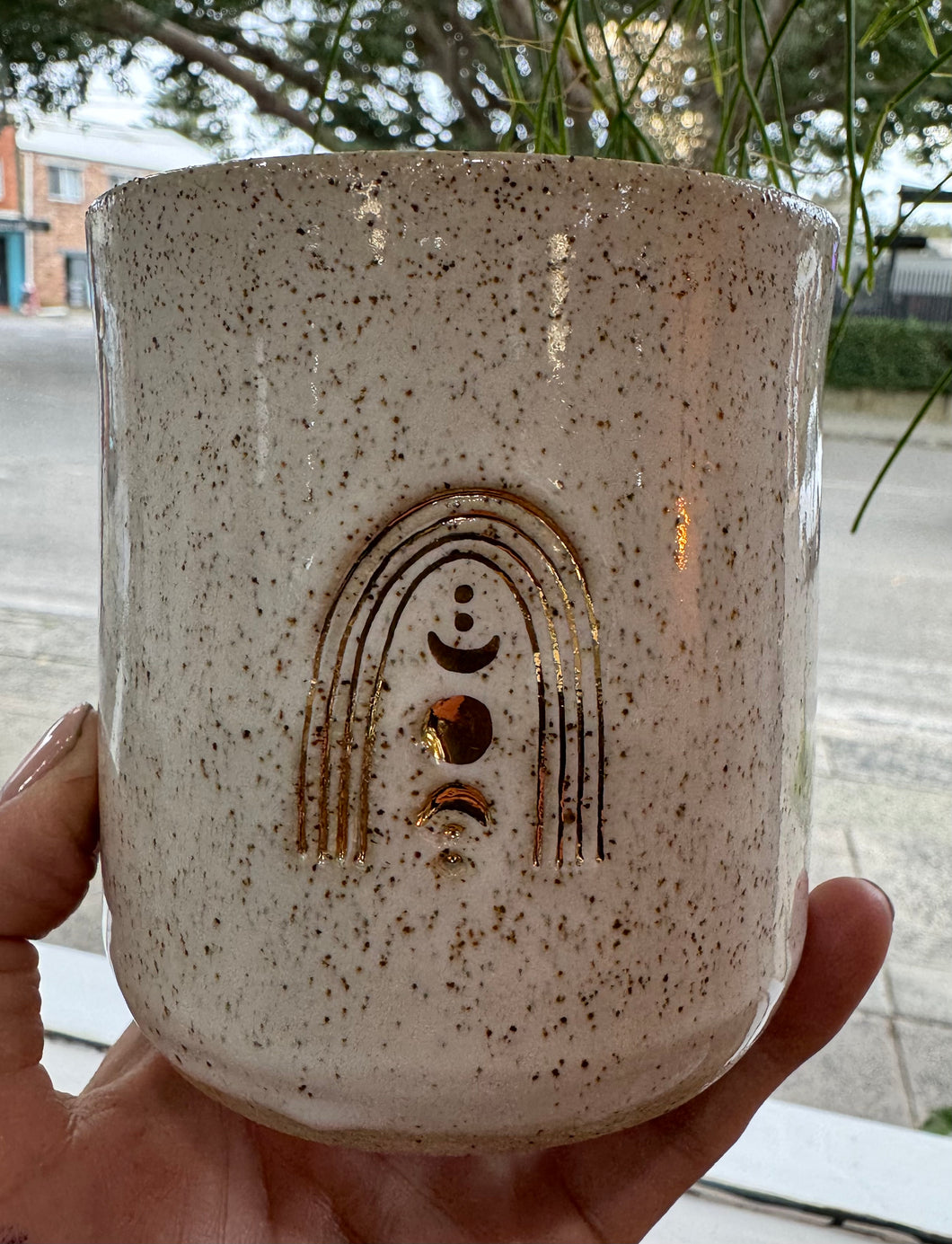 Ceramic Mug - Rainbow and
Moon-Phase