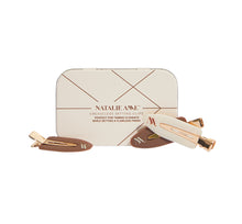 Load image into Gallery viewer, NATALIE ANNE
CREASELESS SETTING CLIPS IN CHOCOLATE AND IVORY 10PK
