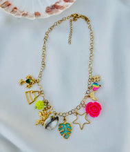 Load image into Gallery viewer, Vintage Rainbow Charm Necklace
