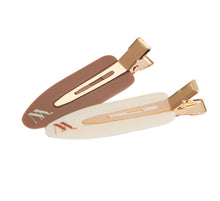 Load image into Gallery viewer, NATALIE ANNE
CREASELESS SETTING CLIPS IN CHOCOLATE AND IVORY 10PK
